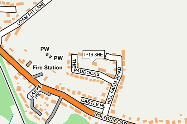 IP19 8HE map - OS OpenMap – Local (Ordnance Survey) IP19 8HE map - OS OpenMap – Local (Ordnance Survey)