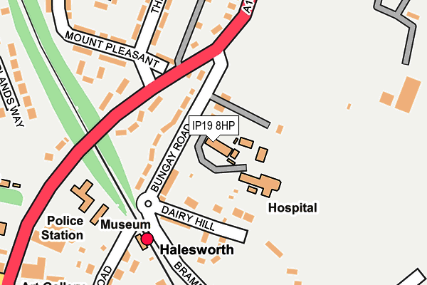 IP19 8HP map - OS OpenMap – Local (Ordnance Survey) IP19 8HP map - OS OpenMap – Local (Ordnance Survey)