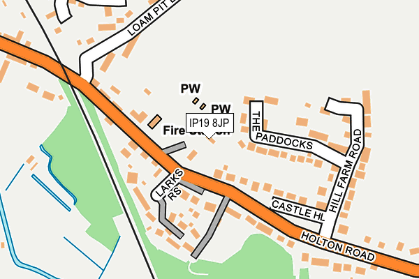 IP19 8JP map - OS OpenMap – Local (Ordnance Survey) IP19 8JP map - OS OpenMap – Local (Ordnance Survey)