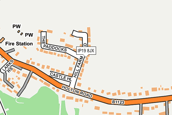 IP19 8JX map - OS OpenMap – Local (Ordnance Survey) IP19 8JX map - OS OpenMap – Local (Ordnance Survey)