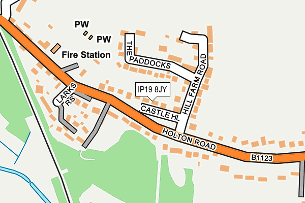 IP19 8JY map - OS OpenMap – Local (Ordnance Survey) IP19 8JY map - OS OpenMap – Local (Ordnance Survey)