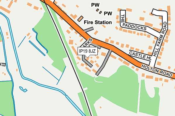 IP19 8JZ map - OS OpenMap – Local (Ordnance Survey) IP19 8JZ map - OS OpenMap – Local (Ordnance Survey)
