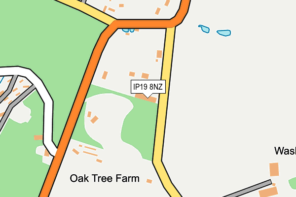 IP19 8NZ map - OS OpenMap – Local (Ordnance Survey)