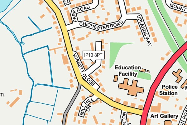 IP19 8PT map - OS OpenMap – Local (Ordnance Survey) IP19 8PT map - OS OpenMap – Local (Ordnance Survey)