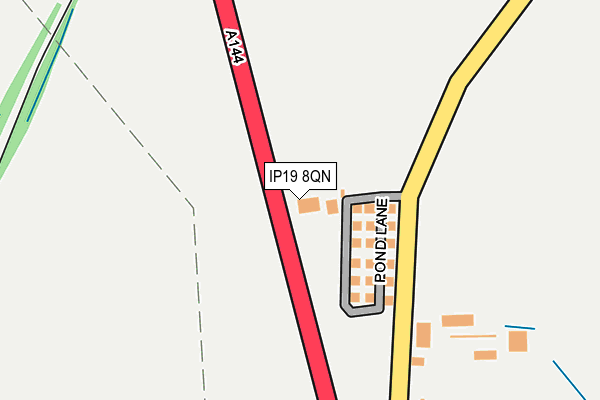 IP19 8QN map - OS OpenMap – Local (Ordnance Survey) IP19 8QN map - OS OpenMap – Local (Ordnance Survey)