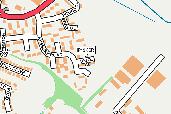 IP19 8SR map - OS OpenMap – Local (Ordnance Survey) IP19 8SR map - OS OpenMap – Local (Ordnance Survey)