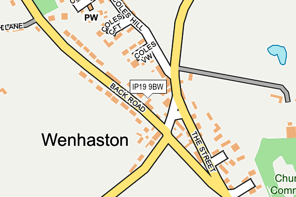 IP19 9BW map - OS OpenMap – Local (Ordnance Survey) IP19 9BW map - OS OpenMap – Local (Ordnance Survey)