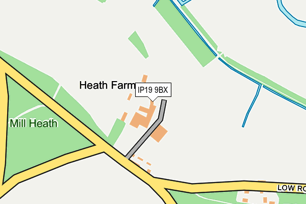 IP19 9BX map - OS OpenMap – Local (Ordnance Survey) IP19 9BX map - OS OpenMap – Local (Ordnance Survey)