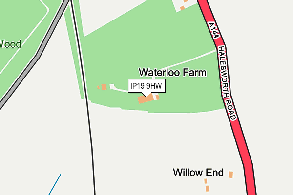 IP19 9HW map - OS OpenMap – Local (Ordnance Survey) IP19 9HW map - OS OpenMap – Local (Ordnance Survey)