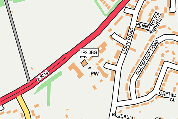 IP2 0BG map - OS OpenMap – Local (Ordnance Survey) IP2 0BG map - OS OpenMap – Local (Ordnance Survey)