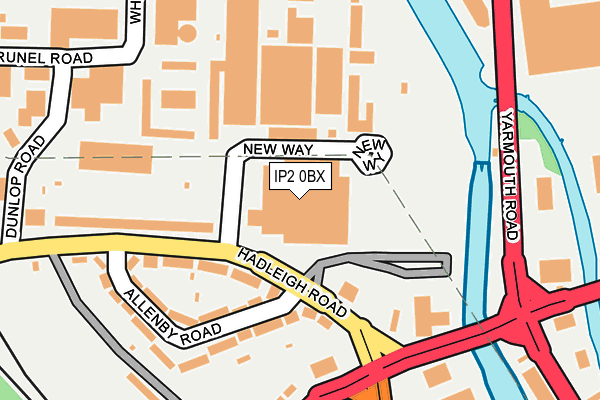 IP2 0BX map - OS OpenMap – Local (Ordnance Survey) IP2 0BX map - OS OpenMap – Local (Ordnance Survey)