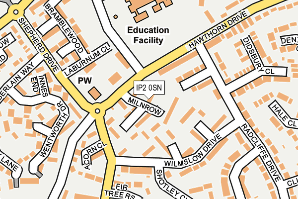 IP2 0SN map - OS OpenMap – Local (Ordnance Survey) IP2 0SN map - OS OpenMap – Local (Ordnance Survey)