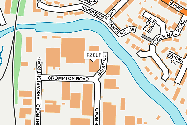 IP2 0UF map - OS OpenMap – Local (Ordnance Survey) IP2 0UF map - OS OpenMap – Local (Ordnance Survey)