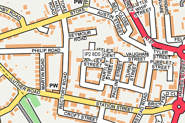 IP2 8DS map - OS OpenMap – Local (Ordnance Survey) IP2 8DS map - OS OpenMap – Local (Ordnance Survey)