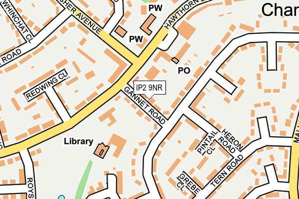 IP2 9NR map - OS OpenMap – Local (Ordnance Survey) IP2 9NR map - OS OpenMap – Local (Ordnance Survey)