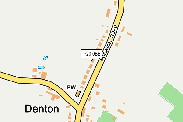 IP20 0BE map - OS OpenMap – Local (Ordnance Survey)