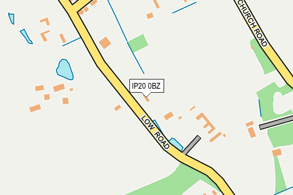 IP20 0BZ map - OS OpenMap – Local (Ordnance Survey) IP20 0BZ map - OS OpenMap – Local (Ordnance Survey)