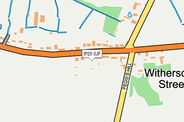 IP20 0JF map - OS OpenMap – Local (Ordnance Survey) IP20 0JF map - OS OpenMap – Local (Ordnance Survey)