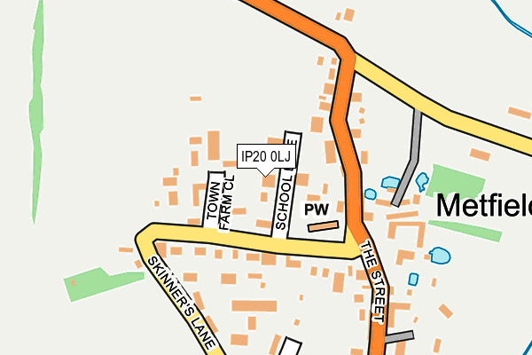 IP20 0LJ map - OS OpenMap – Local (Ordnance Survey) IP20 0LJ map - OS OpenMap – Local (Ordnance Survey)