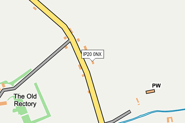IP20 0NX map - OS OpenMap – Local (Ordnance Survey) IP20 0NX map - OS OpenMap – Local (Ordnance Survey)