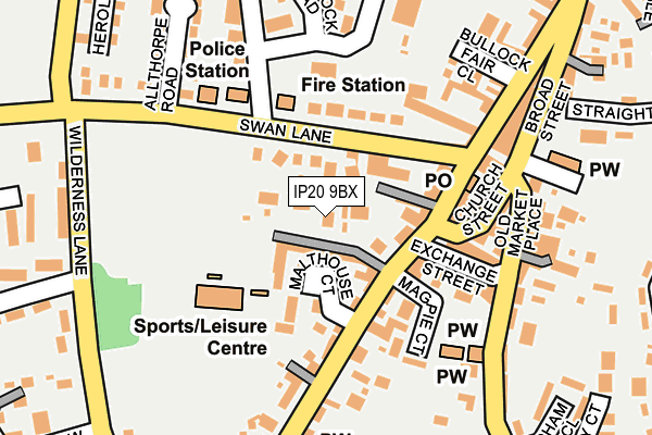 IP20 9BX map - OS OpenMap – Local (Ordnance Survey) IP20 9BX map - OS OpenMap – Local (Ordnance Survey)
