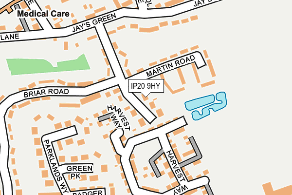 IP20 9HY map - OS OpenMap – Local (Ordnance Survey) IP20 9HY map - OS OpenMap – Local (Ordnance Survey)