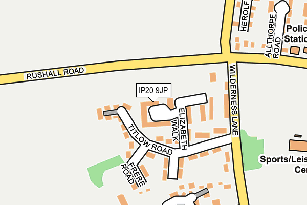 IP20 9JP map - OS OpenMap – Local (Ordnance Survey) IP20 9JP map - OS OpenMap – Local (Ordnance Survey)
