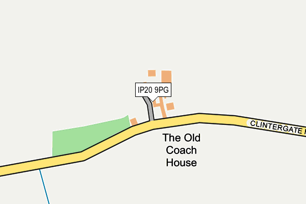 IP20 9PG map - OS OpenMap – Local (Ordnance Survey)