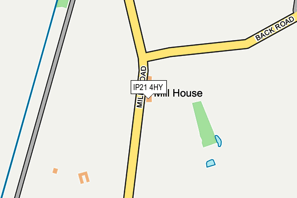 IP21 4HY map - OS OpenMap – Local (Ordnance Survey) IP21 4HY map - OS OpenMap – Local (Ordnance Survey)