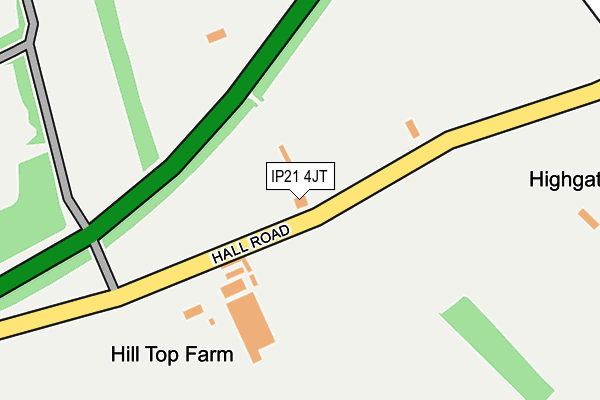 IP21 4JT map - OS OpenMap – Local (Ordnance Survey) IP21 4JT map - OS OpenMap – Local (Ordnance Survey)