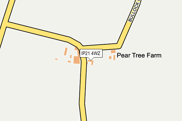 IP21 4WZ map - OS OpenMap – Local (Ordnance Survey) IP21 4WZ map - OS OpenMap – Local (Ordnance Survey)