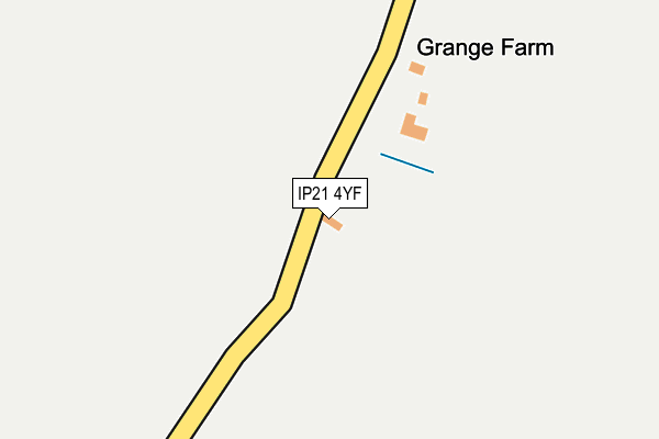 IP21 4YF map - OS OpenMap – Local (Ordnance Survey) IP21 4YF map - OS OpenMap – Local (Ordnance Survey)