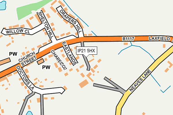 IP21 5HX map - OS OpenMap – Local (Ordnance Survey) IP21 5HX map - OS OpenMap – Local (Ordnance Survey)