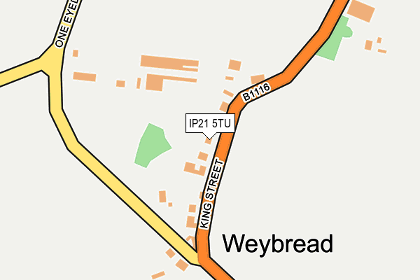 IP21 5TU map - OS OpenMap – Local (Ordnance Survey) IP21 5TU map - OS OpenMap – Local (Ordnance Survey)