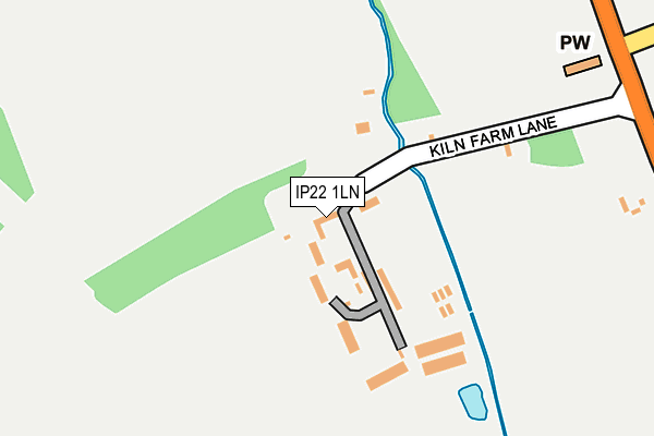 IP22 1LN map - OS OpenMap – Local (Ordnance Survey) IP22 1LN map - OS OpenMap – Local (Ordnance Survey)