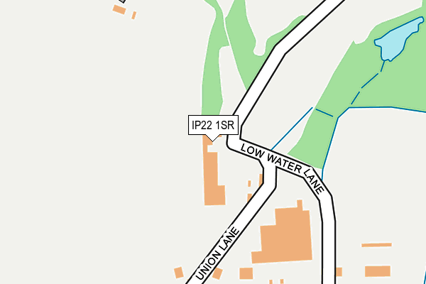 IP22 1SR map - OS OpenMap – Local (Ordnance Survey) IP22 1SR map - OS OpenMap – Local (Ordnance Survey)