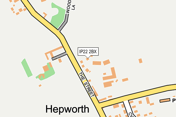 IP22 2BX map - OS OpenMap – Local (Ordnance Survey) IP22 2BX map - OS OpenMap – Local (Ordnance Survey)