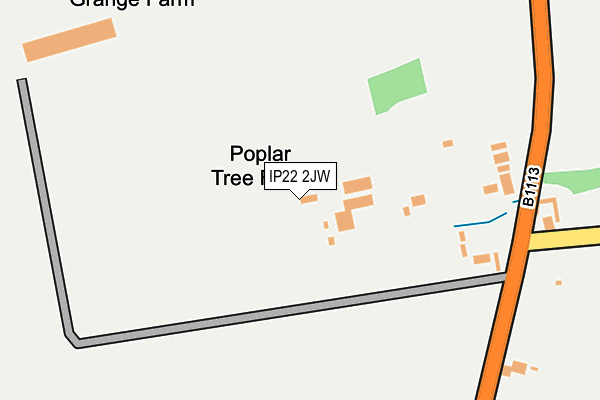IP22 2JW map - OS OpenMap – Local (Ordnance Survey) IP22 2JW map - OS OpenMap – Local (Ordnance Survey)