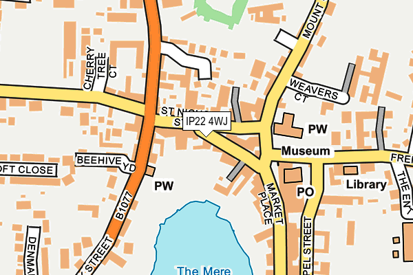 IP22 4WJ map - OS OpenMap – Local (Ordnance Survey) IP22 4WJ map - OS OpenMap – Local (Ordnance Survey)