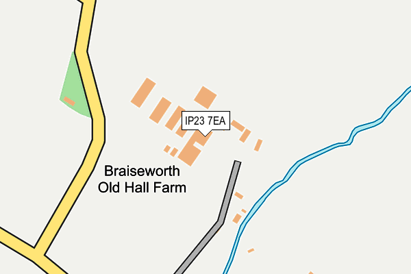 IP23 7EA map - OS OpenMap – Local (Ordnance Survey) IP23 7EA map - OS OpenMap – Local (Ordnance Survey)