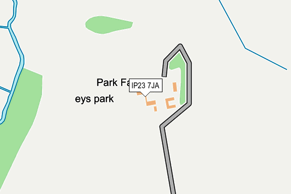 IP23 7JA map - OS OpenMap – Local (Ordnance Survey) IP23 7JA map - OS OpenMap – Local (Ordnance Survey)