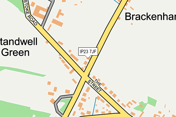 IP23 7JF map - OS OpenMap – Local (Ordnance Survey) IP23 7JF map - OS OpenMap – Local (Ordnance Survey)