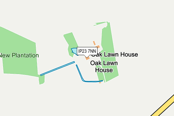 IP23 7NN map - OS OpenMap – Local (Ordnance Survey) IP23 7NN map - OS OpenMap – Local (Ordnance Survey)
