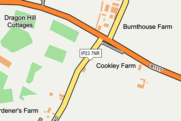 IP23 7NR map - OS OpenMap – Local (Ordnance Survey) IP23 7NR map - OS OpenMap – Local (Ordnance Survey)