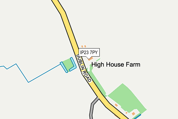 IP23 7PY map - OS OpenMap – Local (Ordnance Survey) IP23 7PY map - OS OpenMap – Local (Ordnance Survey)