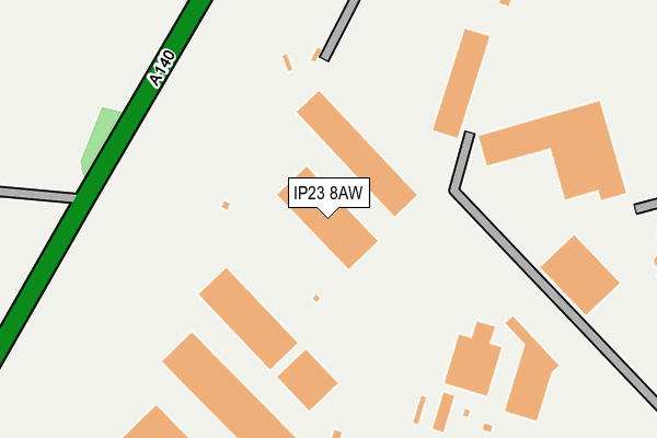 IP23 8AW map - OS OpenMap – Local (Ordnance Survey) IP23 8AW map - OS OpenMap – Local (Ordnance Survey)
