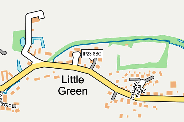IP23 8BG map - OS OpenMap – Local (Ordnance Survey) IP23 8BG map - OS OpenMap – Local (Ordnance Survey)