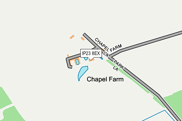 IP23 8EX map - OS OpenMap – Local (Ordnance Survey) IP23 8EX map - OS OpenMap – Local (Ordnance Survey)
