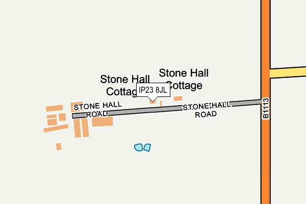 IP23 8JL map - OS OpenMap – Local (Ordnance Survey) IP23 8JL map - OS OpenMap – Local (Ordnance Survey)
