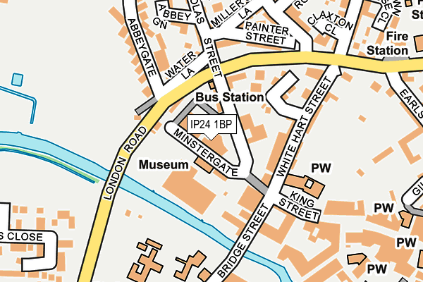 IP24 1BP map - OS OpenMap – Local (Ordnance Survey) IP24 1BP map - OS OpenMap – Local (Ordnance Survey)